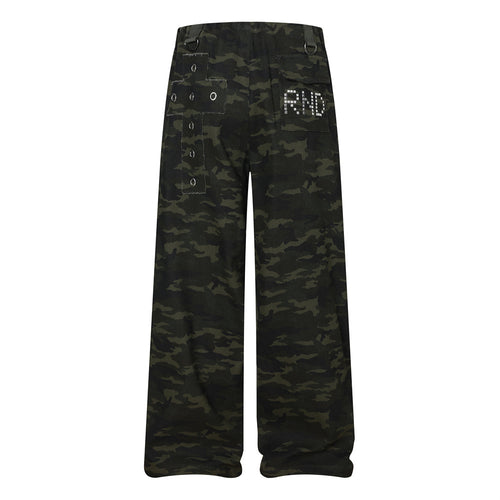 Camouflage workwear pants for men